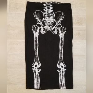 HOT TOPIC Skeleton Pencil Skirt